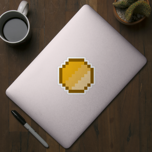 Gold Coin Coin Pixel Art by GreazyL